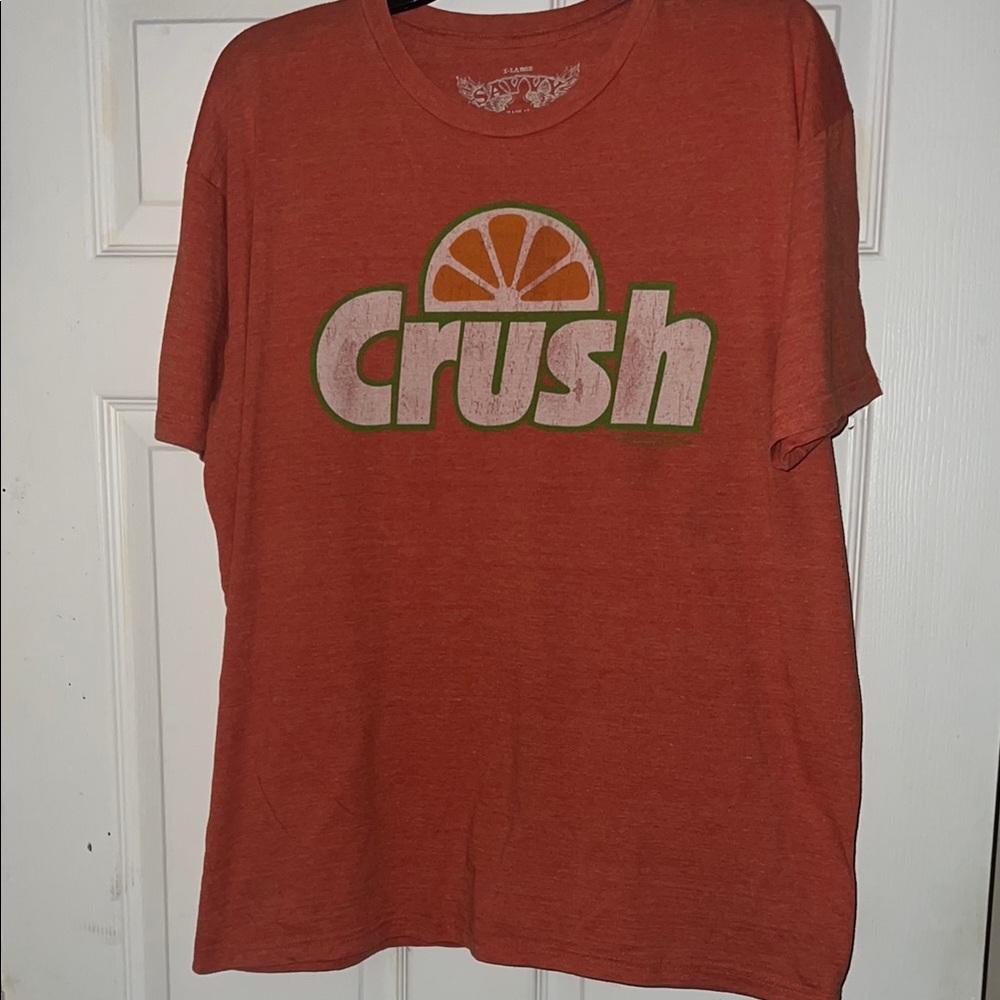 Crush Vintage Wash Orange Graphic T-Shirt